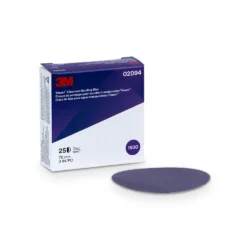 3M™ Trizact™ Hookit™ Matirni brusni disk s prozornim premazom, P1500, 76 ali 150 mm